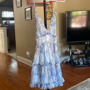 Fabrik Lucia Floral Ruffle Dress